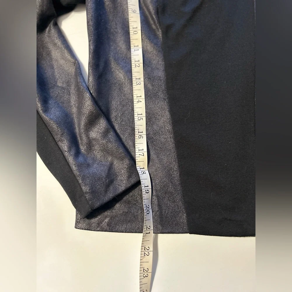 Style & Co Zip Up Black Blazer Size Small